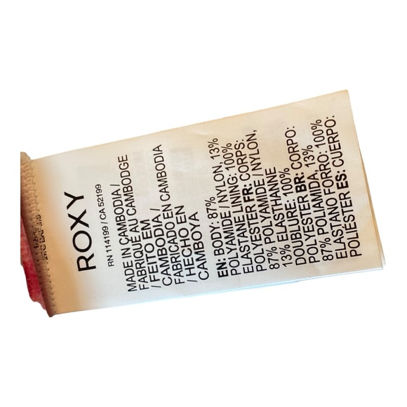 NWT ROXY Island in the Sun Printed Strappy Bikini Bottom, size Large - Picture 6 of 8